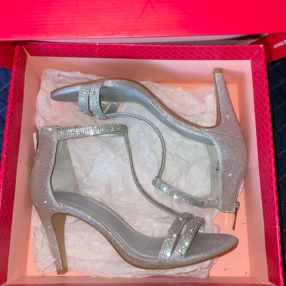 Formal Silver Heels